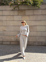 grey melange long sleeve