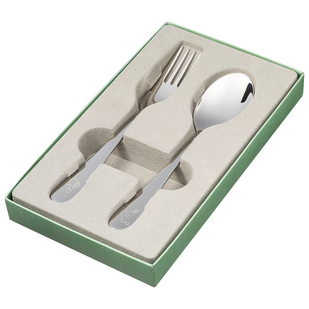 НАБОР ДЕТСКИХ СТОЛОВЫХ ПРИБОРОВ ZOO AGNESS 2 ПР