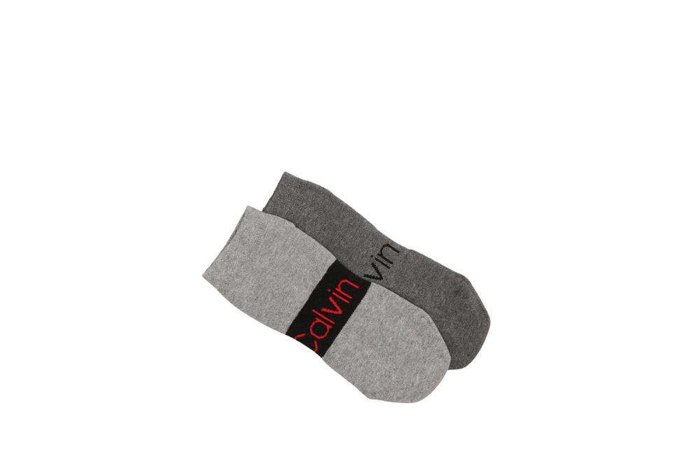 носки 2 пары Calvin Klein - серый(701218712)