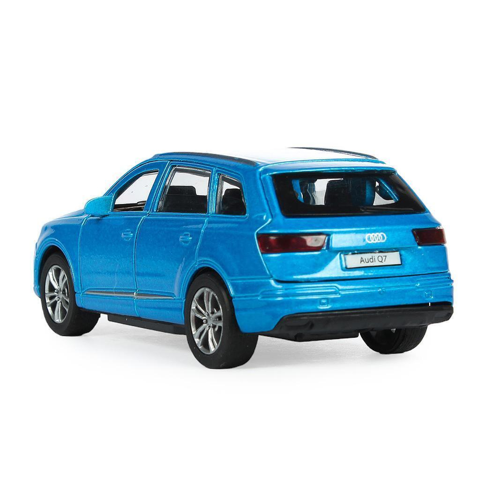 Модель ин. мет. "Audi Q7" 12см, двер, багаж, синий, в коробка Q7-12-BU (Технопарк)