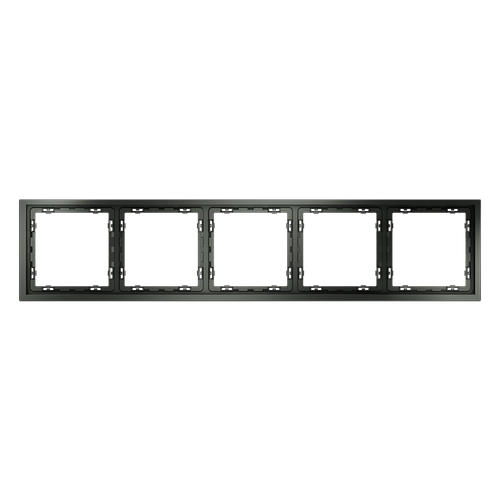 Рамка пластиковая VOLTUM S70 на 5 постов, (титан)