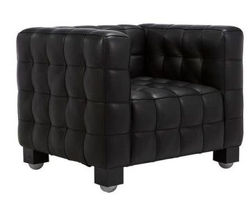 кресло kubus armchair ( кожа) (by Steel Arts)