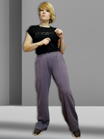 OWS-77 Брюки женские с карманами (футер 2-х нитка) (XL (52))