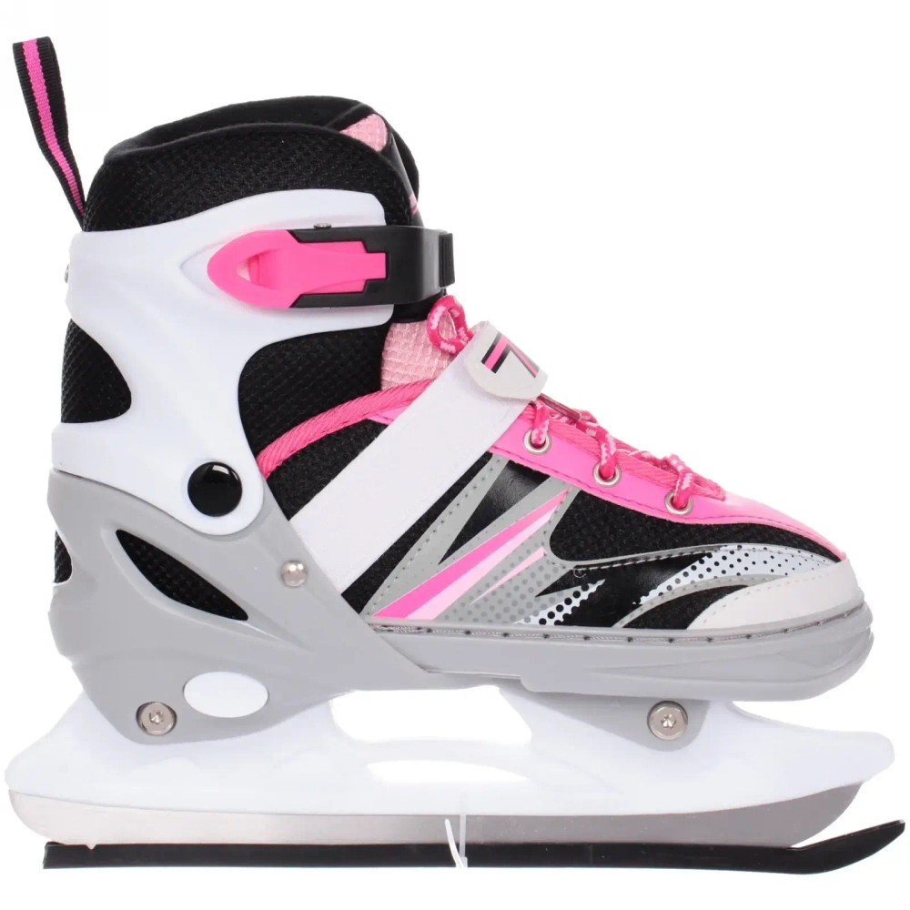 Коньки раздвижные, ледовые с роликовым блоком Sportage FIT105 Dual (размер 34-38)