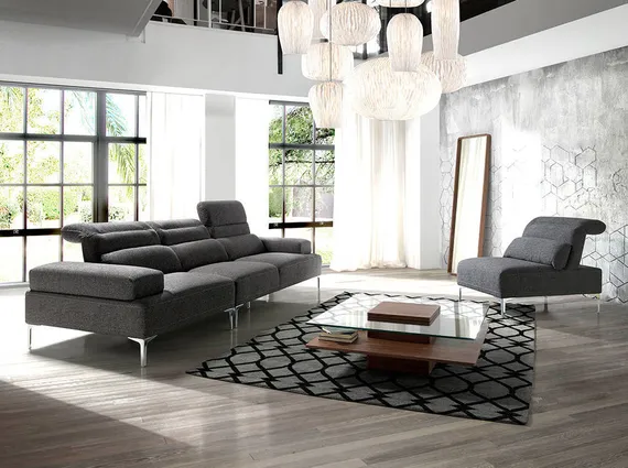 Журнальный столик Angel Cerda 2017, 100х100 см, стекло, орех