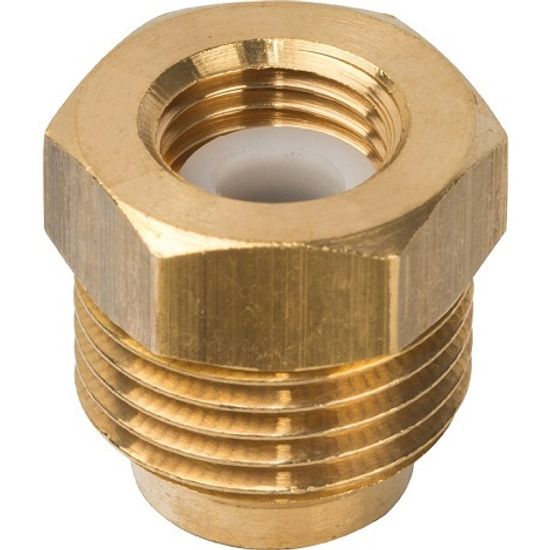 Термоманометр аксиальный Stout 1/2", 4 бара, +120°С, 80 мм с запорным клапаном (SIM-0005-800415)