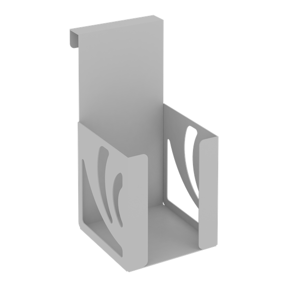 Навесной лоток для бумажных блоков MAN-03 Металл Серый 100*120*200