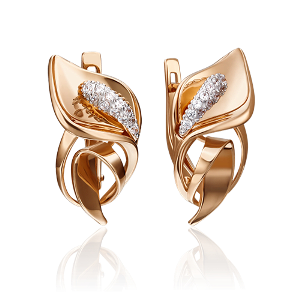 Серьги из золота 585 пробы