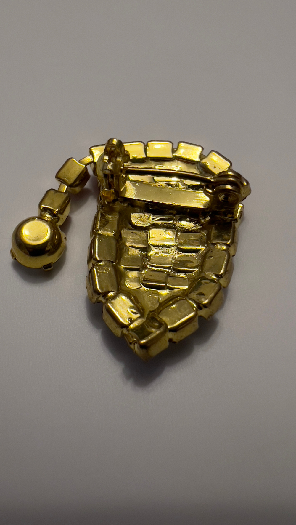 Новогодняя брошь Дед Мороз