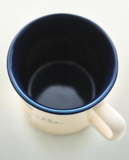 Zara Home кружка из каменной керамики, цвет разноцветный, 12.6 см