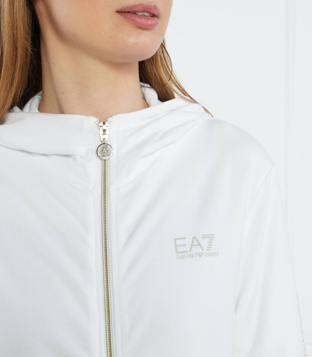 Худи EA7 - белый(3RTM21 TJCQZ)