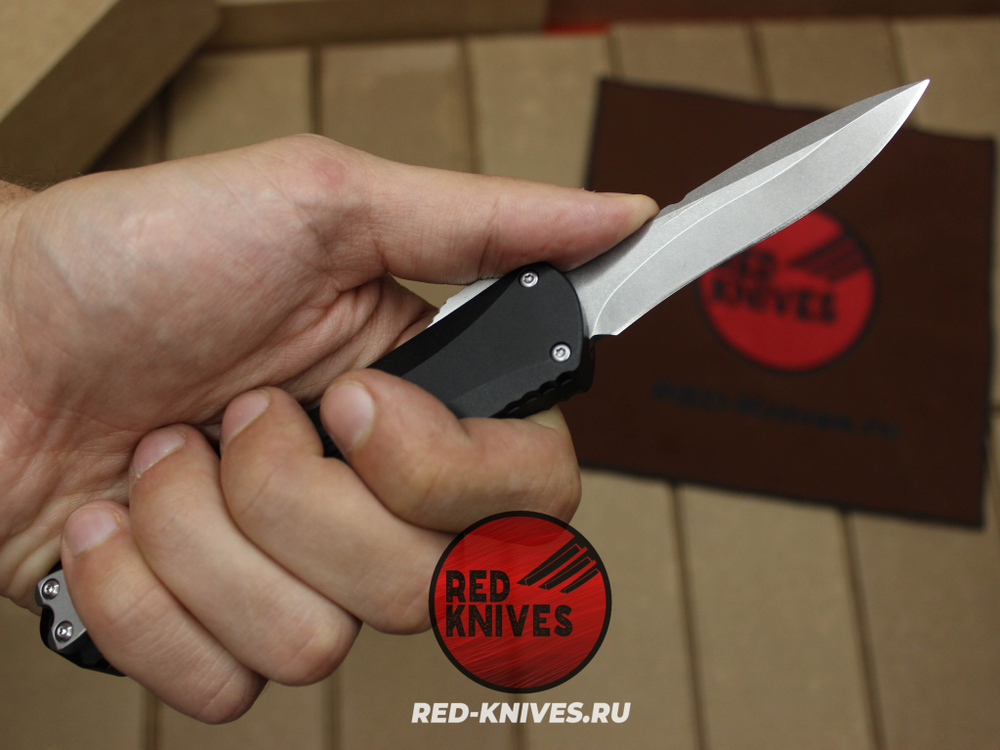 Heretic Knives Manticore-E S/E - черная рук, светлый клинок RK/Н93