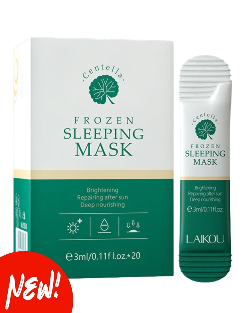 Ночная маска для лица с центеллой