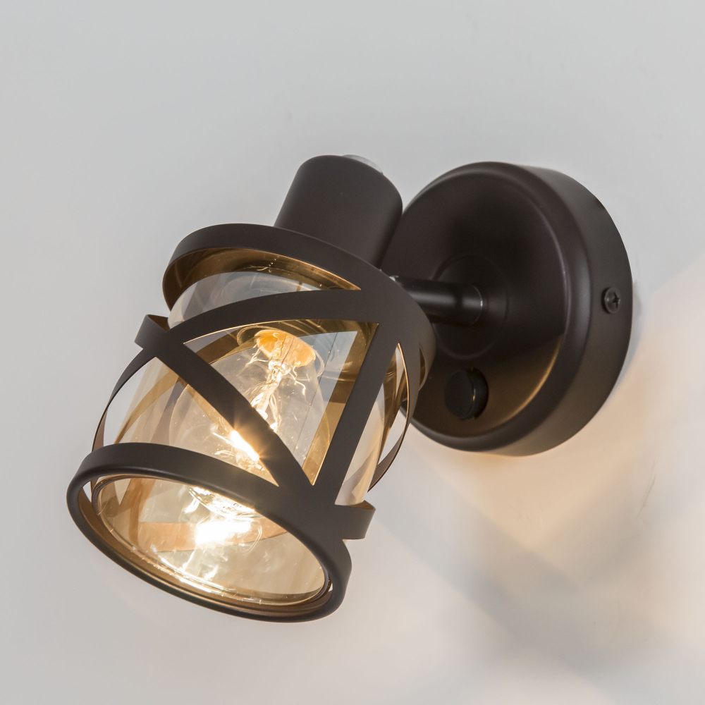 Citilux Гессен CL536615 Спот поворотный с выключателем Венге