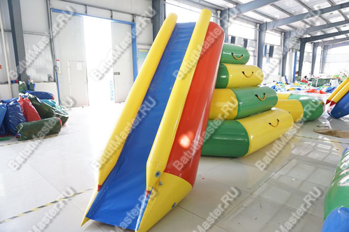 Элемент для аквапарка «Веселые ярусы» желто-зеленый, 9*4.5*22 м