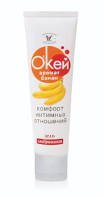 Гель-лубрикант Окей с ароматом банана - 50 гр.