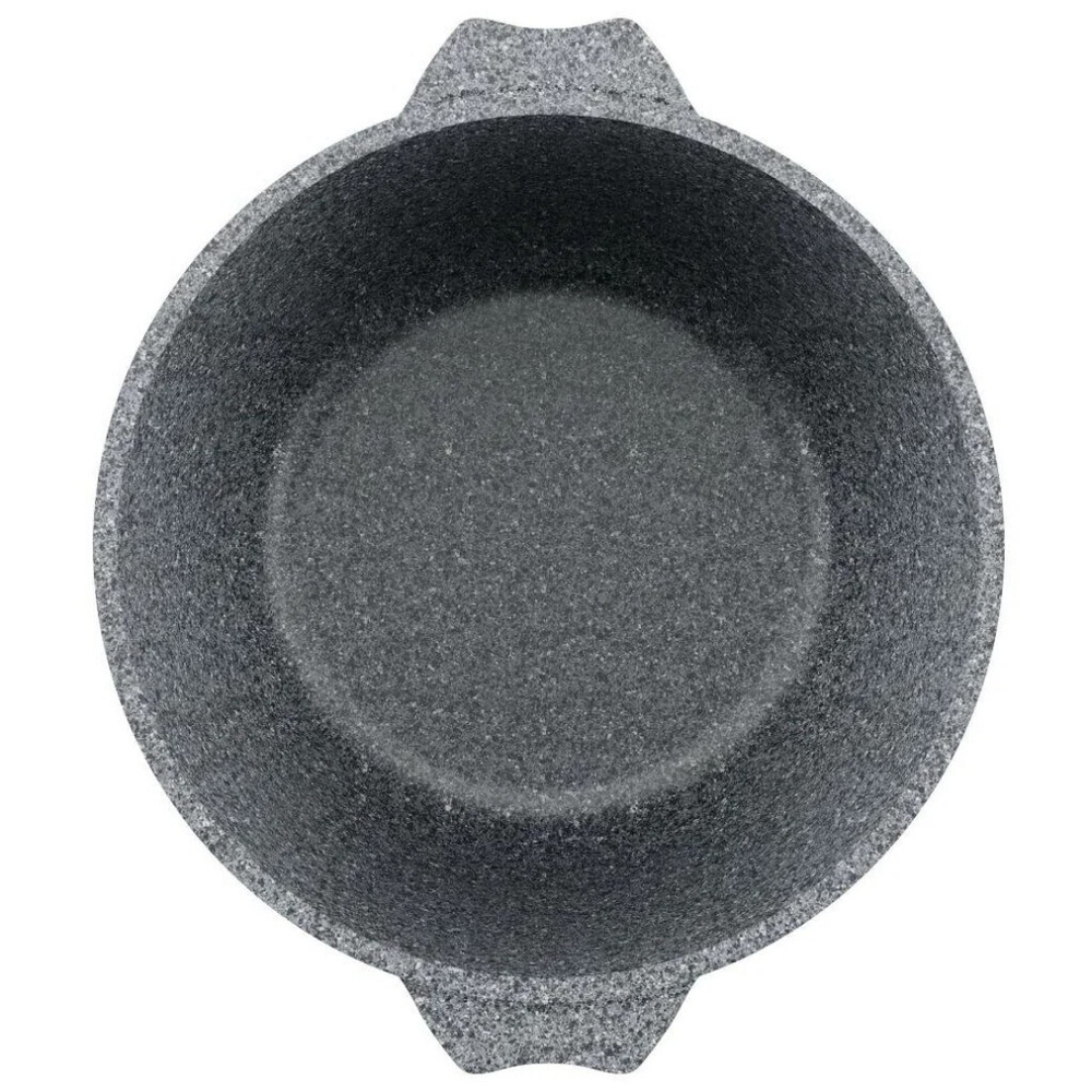 Кастрюля алюм, антиприг, 4 л, с крыш, крыш стекло, кругл, Мечта, Premium grey, 44901, сер