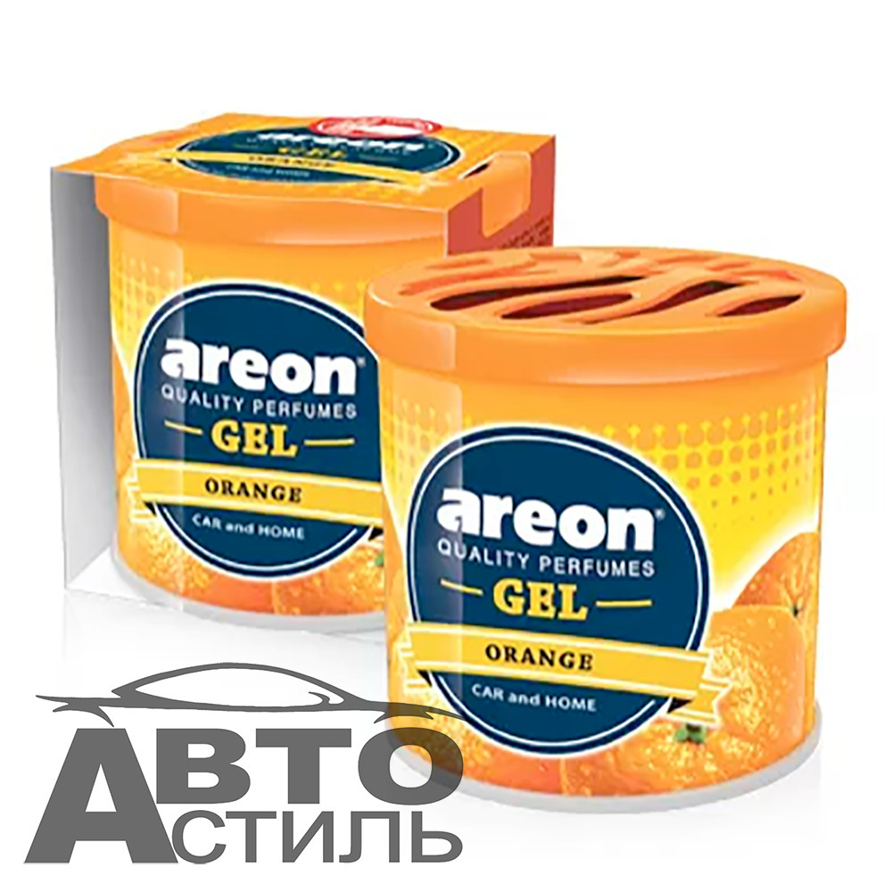 Ароматизатор в банке под сиденье Areon GEL САN 80гр - Апельсин\Orange