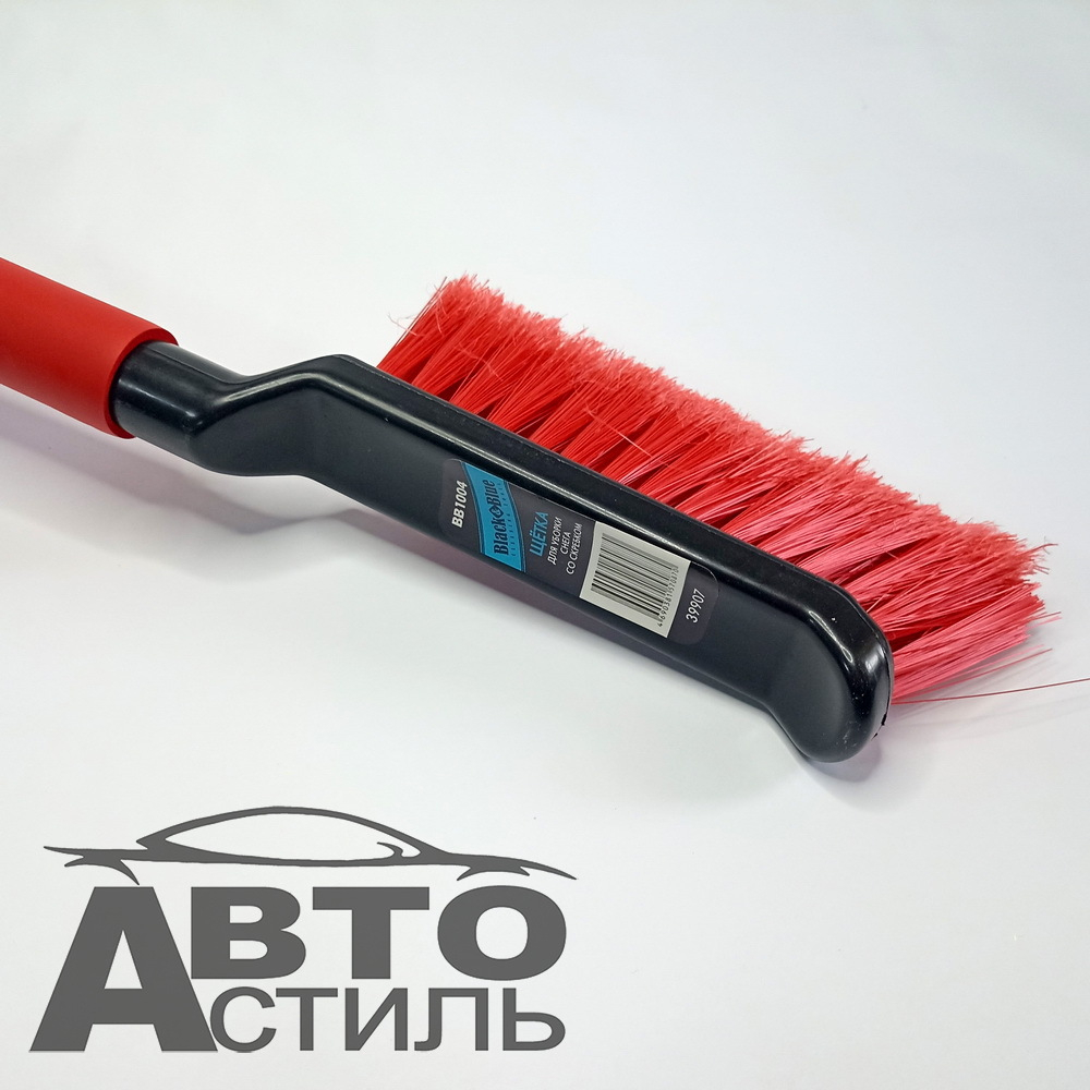 Скребок+щетка  для снега  42см  Black&Blue  мягкая ручка  ВВ1004  (39907)
