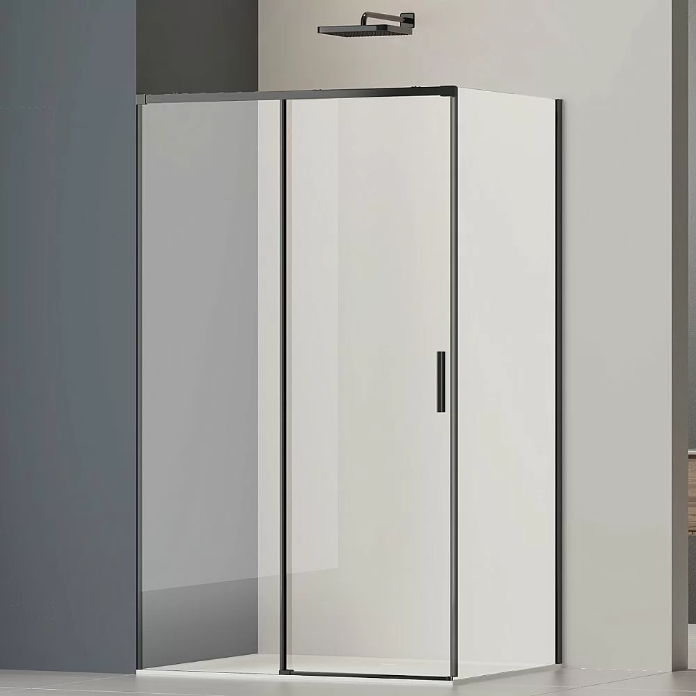 Душевой уголок Vincea Soft 2 130х80 VSR-3SO28013CLB стекло прозрачное/профиль черный