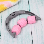 Массажер роликовый для тела «Universal» 3 ролика, 15*13*3,5 см, розовый