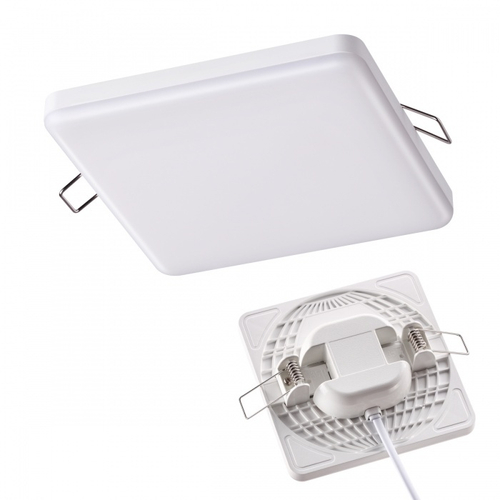 Встраиваемый светодиодный светильник Novotech MOON 358149, IP20 LED 3000K 18W 85 - 265V