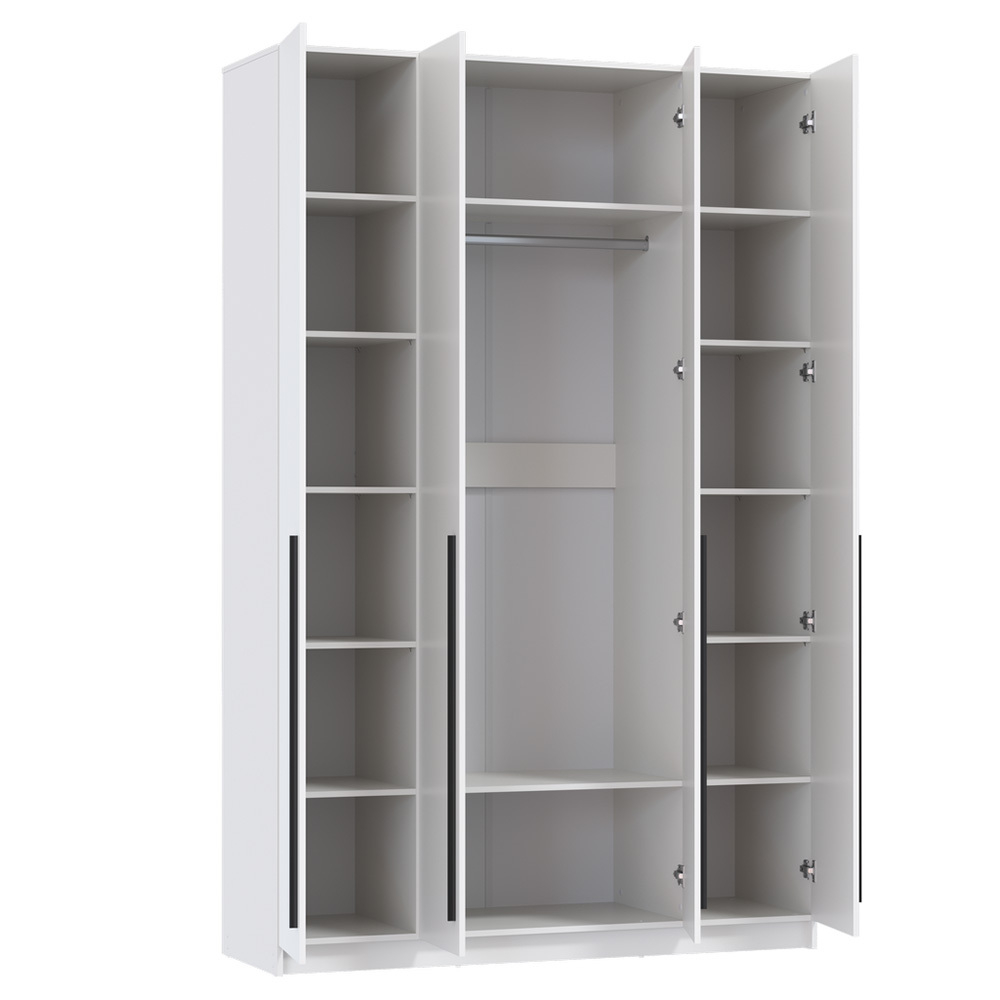 Шкаф для одежды 4-х створчатый Брандо 67.09, Белый