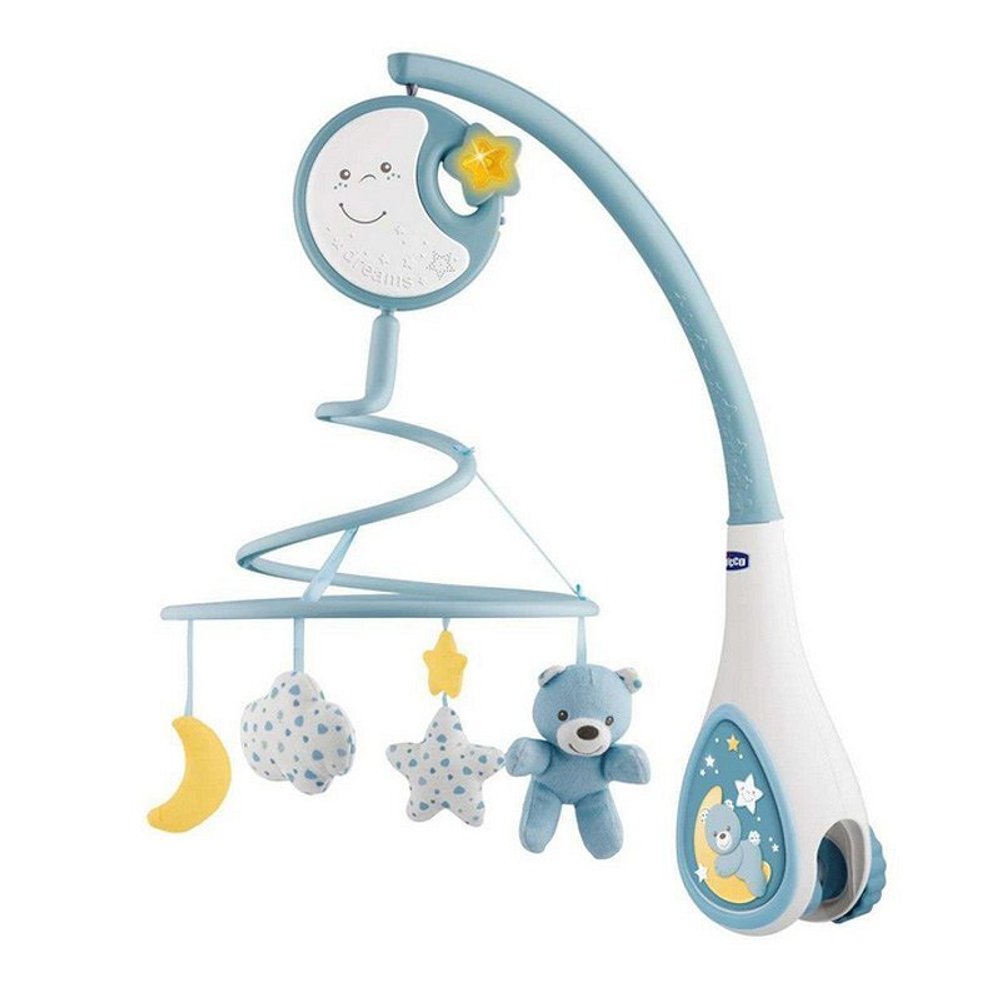 Chicco First Dreams - Next2Dreams детская кроватка-карусель 3 в 1 Синий 76272