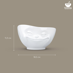 Чаша tassen grinning, 1 л, белая