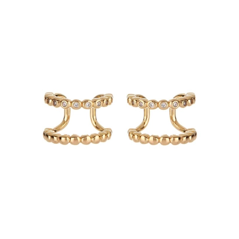 Каффы Бусины Бриллиантовые – Золото