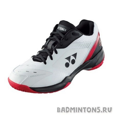 YONEX POWER CUSHION 65X 3 Unisex (White/Red)