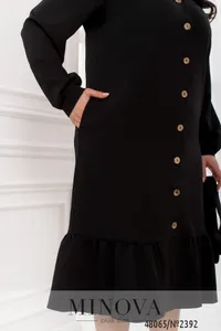 Платье 2392-черный Minova