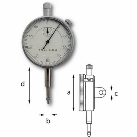 968 Индикатор часового типа с точностью 1/100 мм., USAG (Италия)