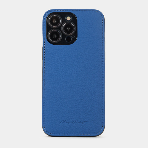 Чехол для iPhone 14 Pro из кожи теленка, цвета синий королевский