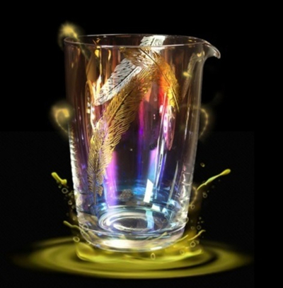 243076 Сливник "Семь цветов" 250мл 8*7*10.5, стекло