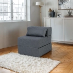 Бескаркасное кресло-кровать (трансформер) BuyDream (джинс)