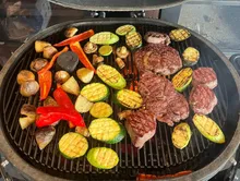 Керамический угольный гриль Primo Oval XL 400, 47x64 см