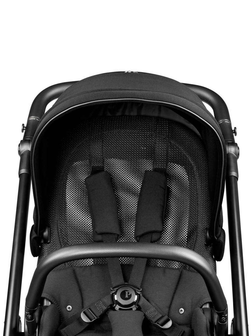Коляска Peg Perego Veloce TC New Belvedere 2 в 1 True Black
