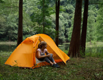 Палатка Naturehike Cycling (Spider) Si 1-местная, алюминиевый каркас, сверхлегкая, оранжевая, артикул NH18A095-D-DOR.