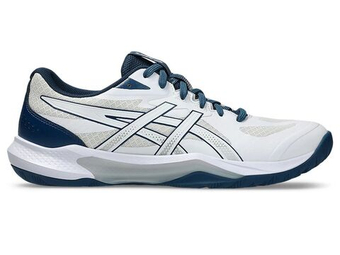 Мужские кроссовки для бадминтона/сквоша Asics Gel-Tactic 13 - white/mako blue