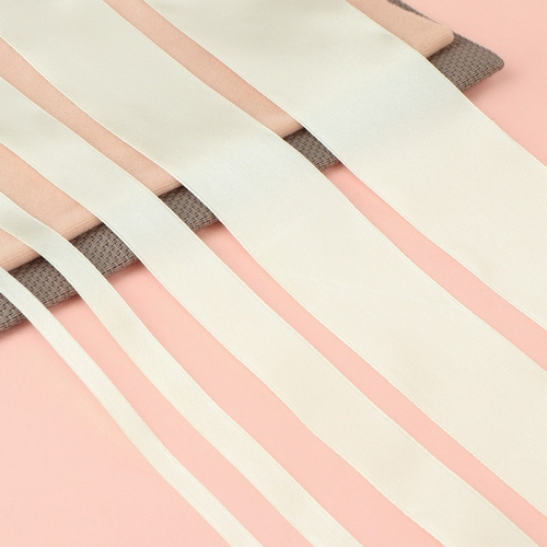 Лента атласная сливочный 2см х 25ярд.