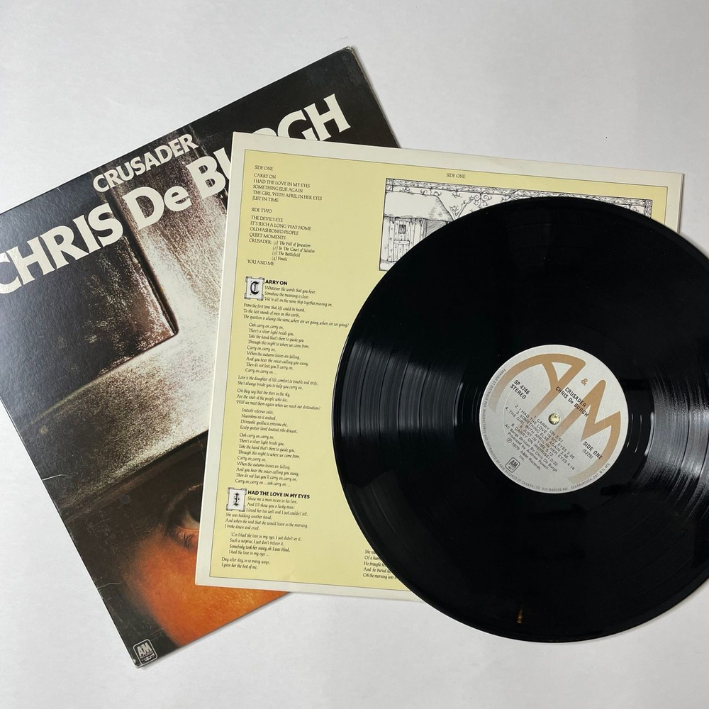 Винтажная виниловая пластинка LP Chris De Burgh Crusader (Canada 1979)