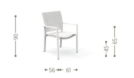 Кресло дизайнерское Talenti Touch, тортора