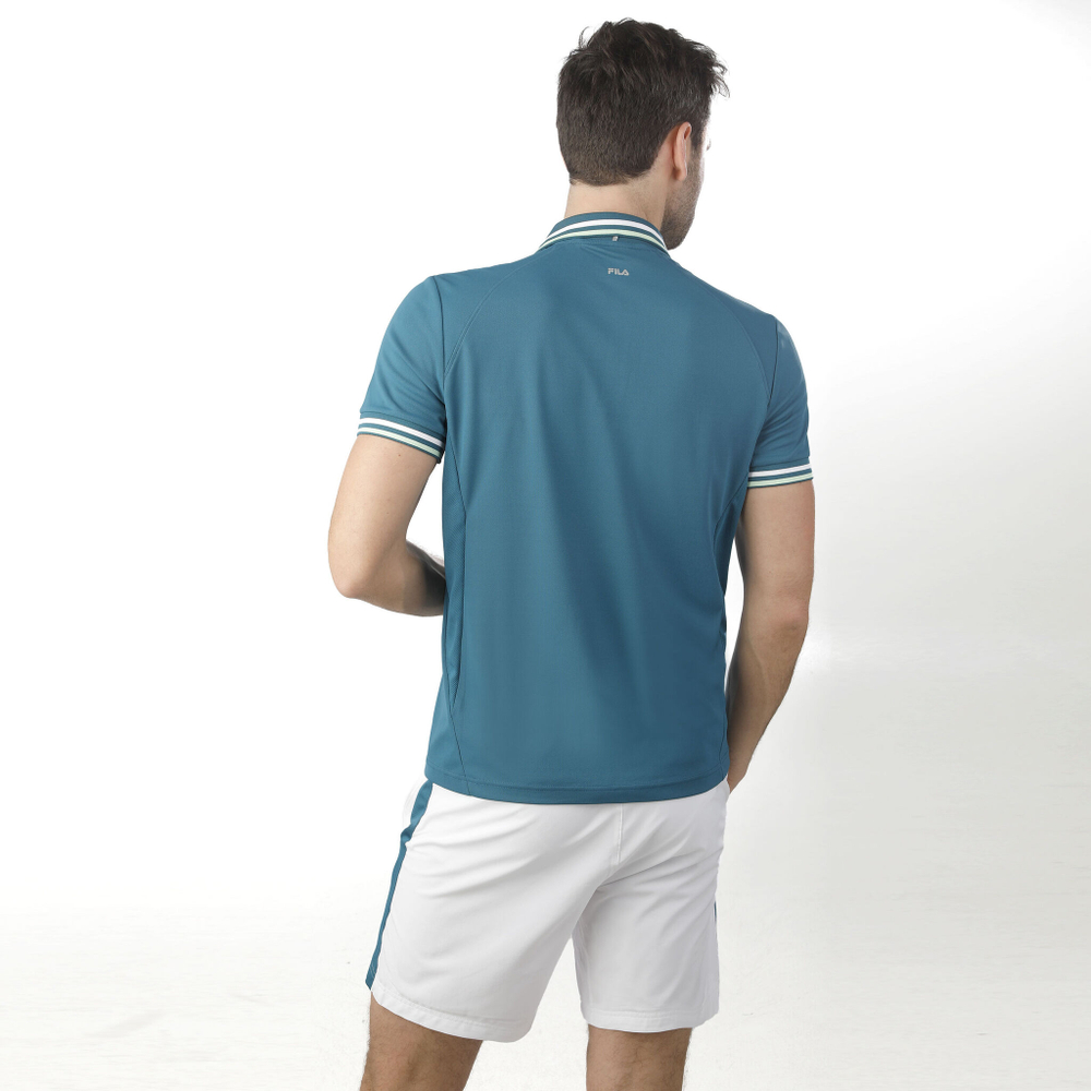 Мужское теннисное поло Fila Marvin Polo Men - Turquoise