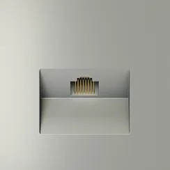 Розетка компьютерная встраиваемая VOLTUM S70 RJ45 кат.6, (сталь) vls060105