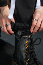 Спорт-брюки карго Ваарга женские чёрные без начёса