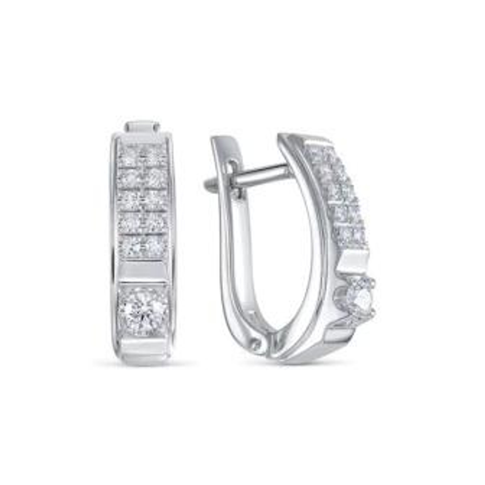 Серьги из золота с бриллиантами