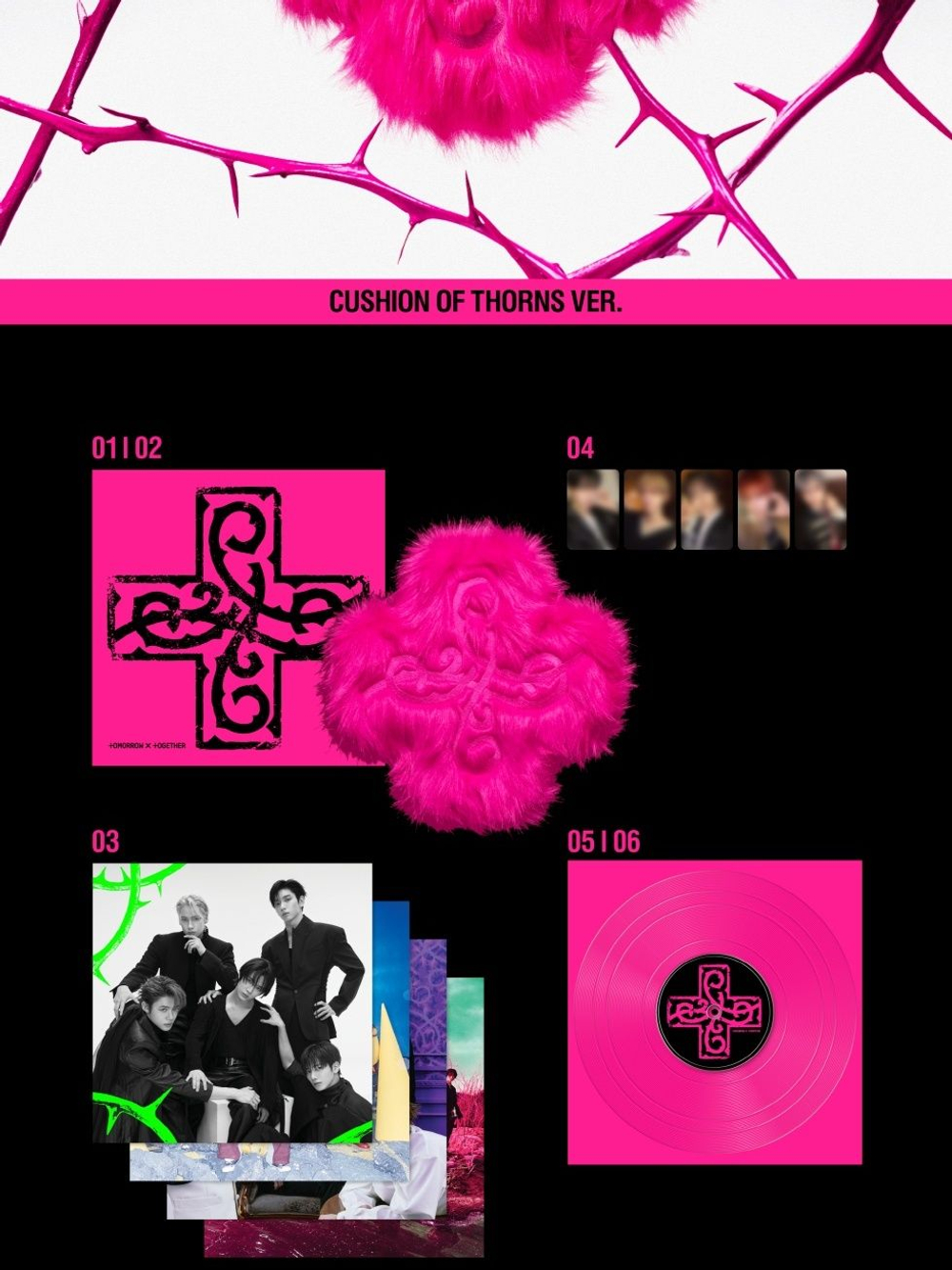 Альбом TXT - 7TH YEAR : Album CUSHION OF THORNS Version