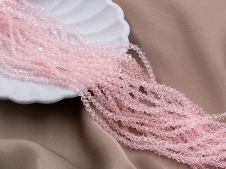 Нить бусин для украшений 3,7мм (ювелирное стекло)