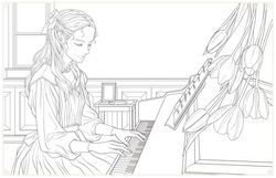 Little Mistresses. Coloring Book